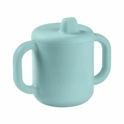 Afbeelding van Béaba Siliconen leerbeker 170 ml Blauw