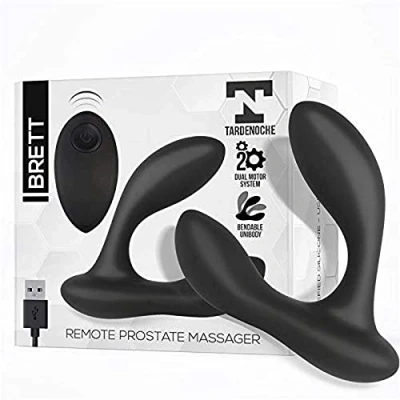 Afbeelding van Brett Prostate Massager Remote Control USB Liquid Silicone