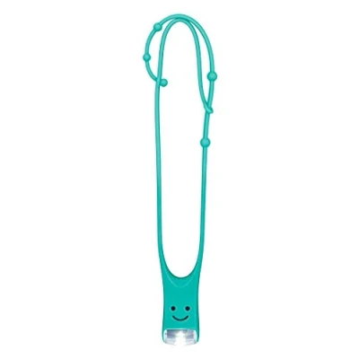 Afbeelding van moses. Lese Buddy 26206 leeslamp voor kinderen, multifunctionele in turquoise, zaklamp om te hangen