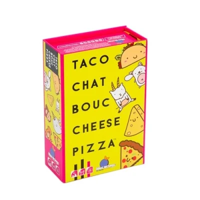 Afbeelding van Blue Orange Taco Chat Bouc Cheese Pizza gezelschapsspel/kaart/sfeer en snelheid spel ideaal voor plezier met familie of vrienden in de avond 2 tot 8 spelers vanaf jaar