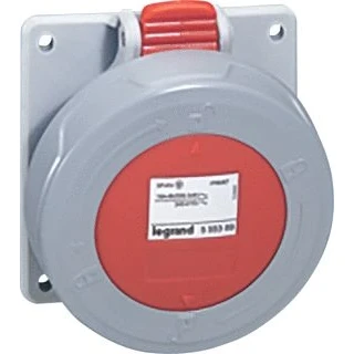 Afbeelding van Legrand cee inbouw contactdoos 400v 32a 4p a ip67 p17 tempra pro 555489