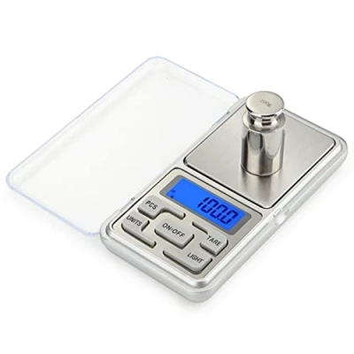 Afbeelding van Meichoon Digitale Sieraden Schaal Milligram Pocket Size Hoge Precisie Steelyard 1.1lb/500g (0.01g) Herladen voor en Edelstenen Kleine Elektronische C32