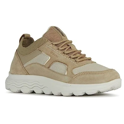 Afbeelding van Geox D Spherica C Sneakers voor dames, zand, 37 EU