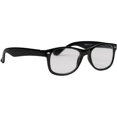 Afbeelding van Melleson Optics Leesbril Wayfarer Glans Zwart +3.00