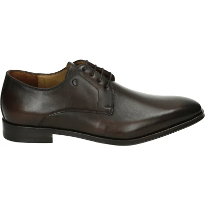 Afbeelding van Van Bommel RAFFA 03.07 Heren veterschoenNette herenschoenen Kleur: Bruin Maat: 41.5