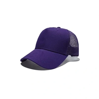 Afbeelding van ASD Accessories Klassieke honkbalpetten voor heren en dames, uniseks, verstelbare honkbalpetten, Paarse Trucker, Eén Maat