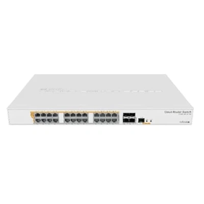 Afbeelding van MikroTik Cloud Router Schakelaar (24 Havens), Netwerkschakelaar, Wit