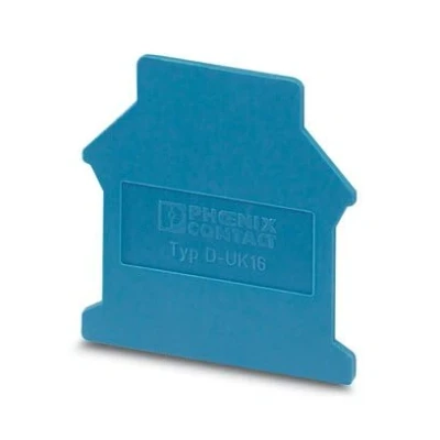 Afbeelding van D UK 16 BU afsluitdeksel Phoenix Contact Inhoud: 50 stuk(s)
