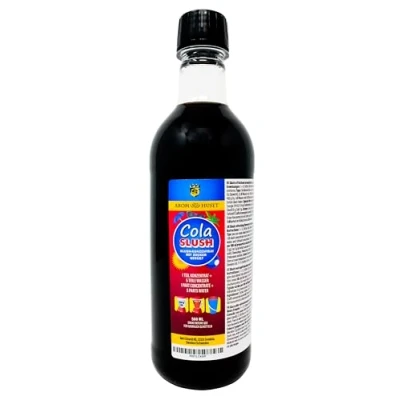 Afbeelding van Cola Slushconcentraat, 500 ml, mengverhouding 1:5, slush ijs, crush waterijs, granita, zonder kunstmatige kleurstoffen, voor slushie maker