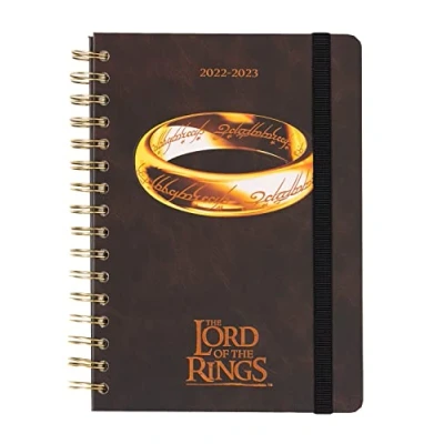 Afbeelding van Grupo Erik AEESVA52214,Officiële The Lord Of Rings A5 Agenda 2022 2023 Weekplanner Weekkalender Weekagenda 12 Maanden Afsprakenplanner Weekoverzicht Schoolagenda
