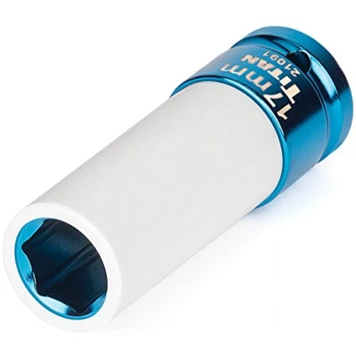 Afbeelding van Titan Tools 2191 17mm 1/2&quot; aandrijving niet marmerende diepe moer Socket, 17mm, 1