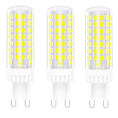 Afbeelding van Jiotouhu G9 LED lampen niet dimbaar koel wit 6000K, 10W equivalent aan 100W halogeen, 1000lm, 220 240V Geen flikkering Energiebesparende lamp voor kroonluchter, plafondlampen Pack van