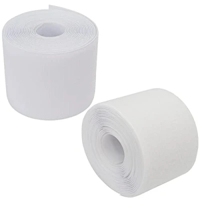 Afbeelding van AERZETIX C66014 Krabband/rol, 100 mm, 5 m, zelfgrijpend, organizer/kabelbinders, kleur: wit, van polyamide en polyester