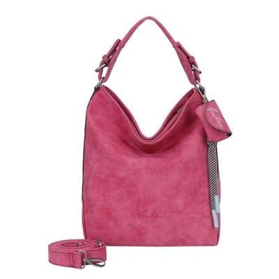 Afbeelding van Fritzi aus Preußen Schoudertas Bitzi01 Jive Hobo Bag Berry Pink (rood)paars