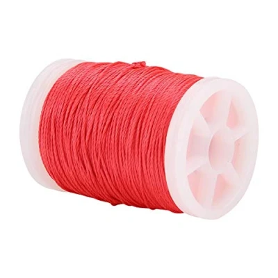 Afbeelding van Boogschieten boogpees 120 m boog string serving draad duurzaam nylon koord omhullingdraad voor recurveboog bowstring boogschietaccessoires (rood)