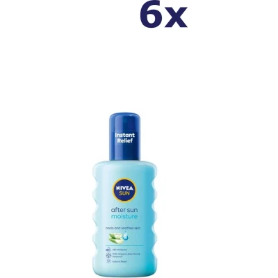 Afbeelding van Nivea After Sun Moisturising Spray 6 x 200 ml
