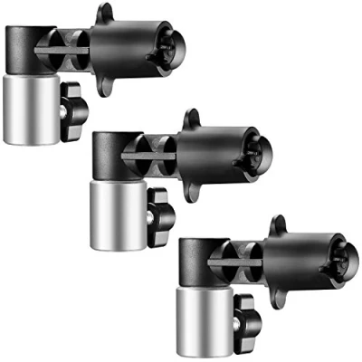 Afbeelding van Neewer 3 stuks studio fotografie achtergrond reflector disc houder clips robuust licht en positionering klem van aluminiumlegering monteerbaar op statief