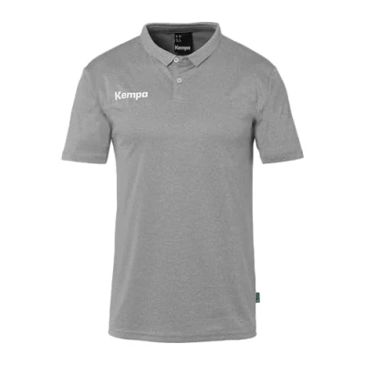 Afbeelding van Kempa Poloshirt voor kinderen, Maat: 128, Dark grau melange