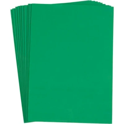 Afbeelding van Creotime foam vellen A4 groen 10 stuks