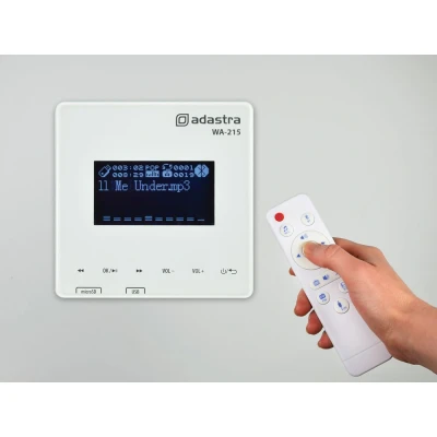 Afbeelding van Adastra WA 215 inbouw muurversterker USB/SD en Bluetooth 2x 15W