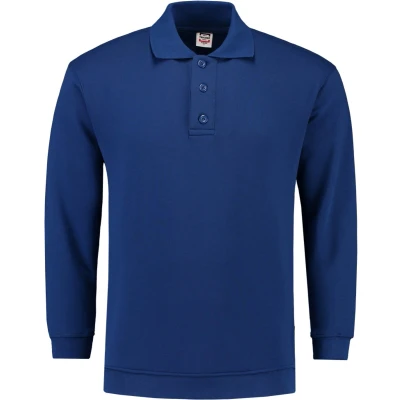 Afbeelding van Tricorp 301005 Polosweater Boord Koningsblauw 6XL