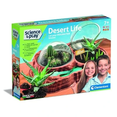 Afbeelding van Clementoni 97858 Science and Play Lab Desert life kinderlaboratorium, experimenteerset, wetenschappelijk laboratorium voor kinderen vanaf 7 jaar Made in Italy