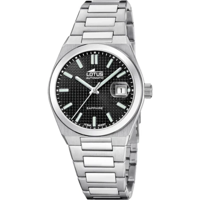 Afbeelding van Lotus Horloge, Heren, Maat: One Size, Black automatic