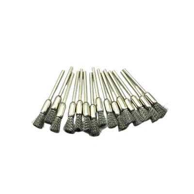 Afbeelding van BE TOOL Draadborstels, staaldraadborstel, polijstwielen, set voor roterende gereedschapsboor, 3 modus (15 stuks potlooddraadborstel)