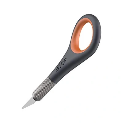 Afbeelding van Slice 10580 mes, unieke handgreep, nauwkeurige controle, gedetailleerde sneden, vingervriendelijk, duurt 11x lang als roestvrij staal, zwart