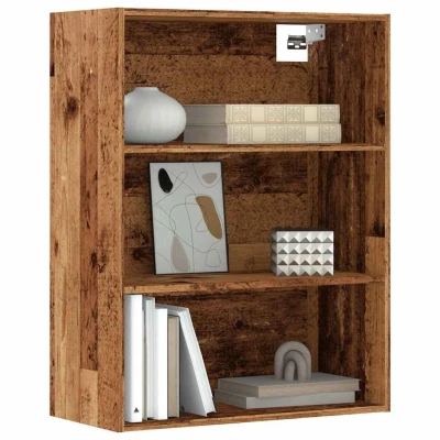 Afbeelding van vidaXL Hangkast 69,5x32,5x90 cm oud houtkleurig