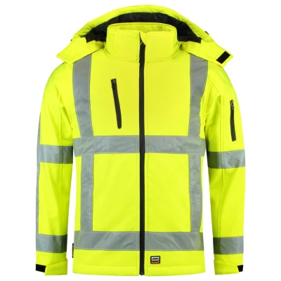 Afbeelding van Tricorp Hi Vis Softshell Jas RWS 403003 Geel Maat 3XL