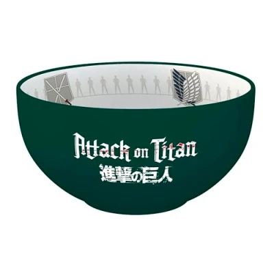 Afbeelding van Attack on Titan Titem embleem Dienbladen groen keramiek Anime, Fan merch, TV series