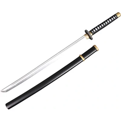 Afbeelding van Nemesis Now Samurai &amp; Ninja&#039;s Katana met Handvat en Katanahoes Zwart Wit 99cm
