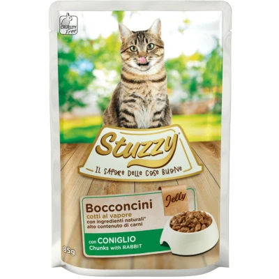 Afbeelding van 24x Stuzzy Kattenvoer Pouch Konijn 85 gr