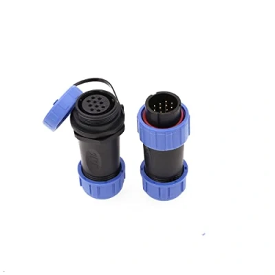Afbeelding van Eonvic HE21 10 Pin Luchtvaart Circulaire Connector Schroefdraad Plug Mannelijke Socket Vrouwelijke Waterdichte IP68 In Line Kabel Voor Industriële Apparaat Power Signaal
