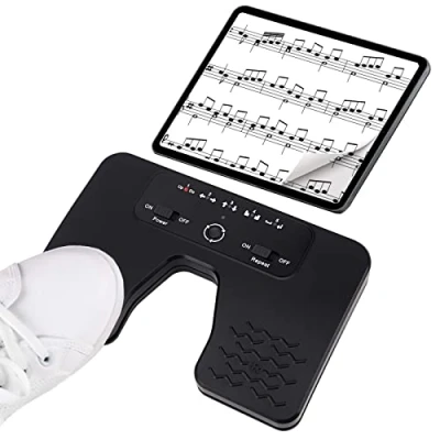 Afbeelding van Tavsou Bluetooth Page Turner Pedaal Voor Tablets Smartphones Oplaadbare Anti Skid Pad (Klassiek)