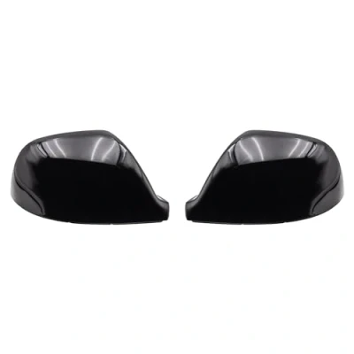 Afbeelding van KYYET Paar Achteruitkijkspiegel Zijspiegel Cover Caps Behuizing Compatibel met VW Volkswagen Transporter T5 T5.1 2010 2015, T6 2016 2019 (glanzend zwart)