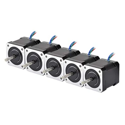 Afbeelding van STEPPERONLINE 5 stuks Nema 17 stappenmotor/stepper motor bipolar 59 Ncm 2 A 4 draden met 1 m kabel &amp; connector voor 3D printer/DIY CNC