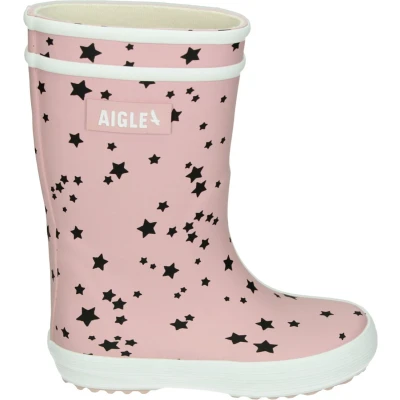Afbeelding van Aigle Lolly Pop Play2 Pink Stars Regenlaarzen Maat 32 Roze
