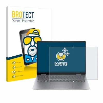 Afbeelding van BROTECT Antireflecterende Beschermfolie voor HP Envy x360 2 in 1 14 fa0008na Anti Glare Screen Protector, Mat, Ontspiegelend