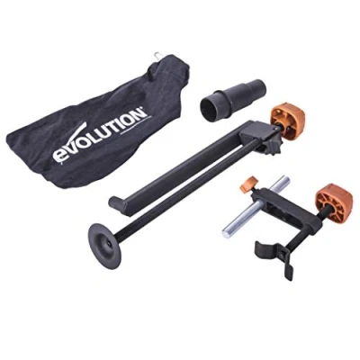 Afbeelding van Evolution Power Tools R210SMS accessoirepakket voor verstekzaag, inclusief 2 x klemmen, stofzak en stofzuigeraansluiting, 210 mm