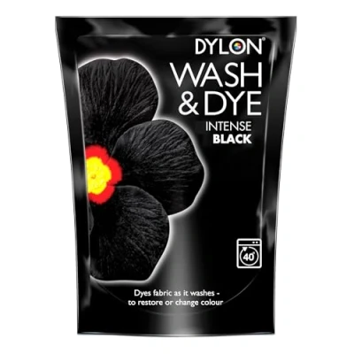 Afbeelding van Dylon Wassen en verven van textielverf voor kleding stoffering intens zwart
