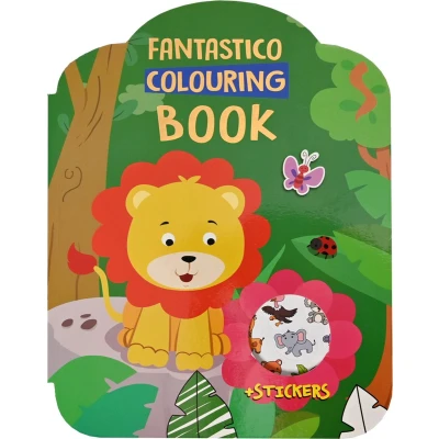 Afbeelding van Wins Holland Fantastico Kleuren Stickerboek Jungle