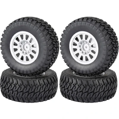 Afbeelding van Reely 1:10 Buggy Complete wielen Block Profiel 12 spaaks Zilver 4 stuk(s)
