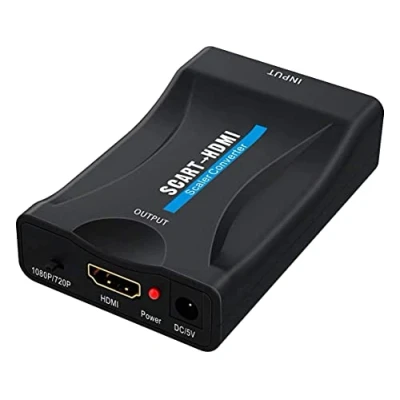 Afbeelding van PremiumCord Converter SCART naar HDMI met 230V voeding, resolutie Full HD 1080p, kleur zwart