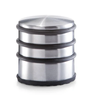 Afbeelding van Zeller Deurstopper RVS rond 6,5 x 7 cm 1,15 kg