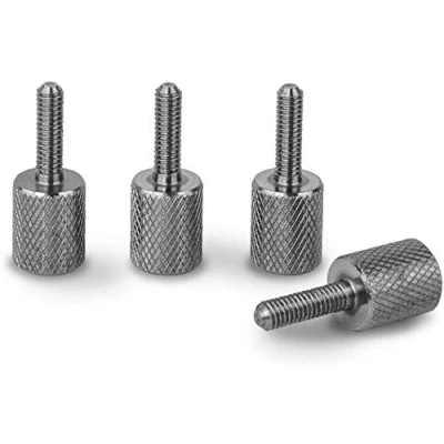 Afbeelding van Precisiongeek Roestvrijstalen Kartelschroeven M3.5 x 12mm (4 stuks) inbussleutel