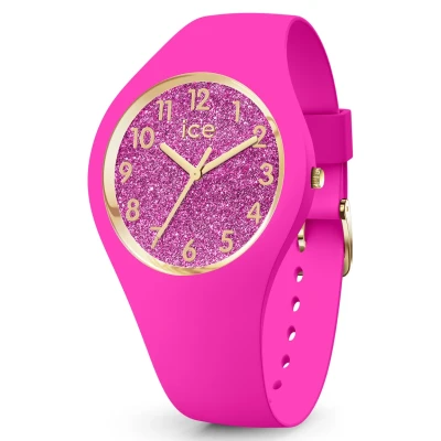 Afbeelding van Ice Watch Glitter Horloge, Dames, Maat: Small, Neon pink s