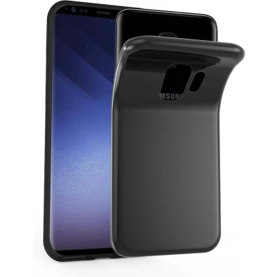 Afbeelding van Cadorabo Hoesje geschikt voor Samsung Galaxy S9 in ZWART Beschermhoes Cover gemaakt van TPU Silicone Case
