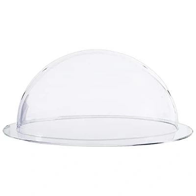 Afbeelding van HMF 46740 Halve bol van acryl met rand, doe het zelf acrylkap, 40 cm, transparant